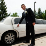 Dad with white limo